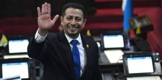 El presidente del Congreso, Nery Ramos, consiguió el apoyo de 149 congresistas. Foto La Hora: Fabricio Alonzo