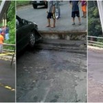 Empresa que estuvo encargada de mantenimiento, señaló en redes sociales, que advirtió sobre posible colapso del puente Nahualate. Foto La Hora: Cortesía Marvin Tunchez