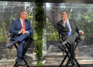 Presidente Bernardo Arévalo participó en el North Capital Fórum. Foto La Hora: Gobierno de Guatemala