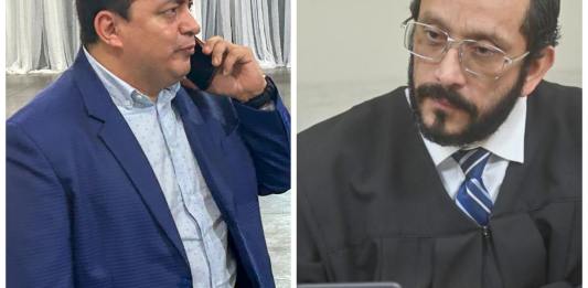 Jueces del Juzgado Décimo Penal recusados en caso contra Stuardo Campo. Fotos: Daniel Ramírez y Fabricio Alonzo