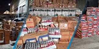 SAT detecta más de Q500 mil en cerveza, licor, leche, aceites y alimentos de contrabando