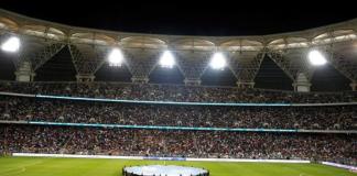 Imagen de estadio Rey Abdullah, en la ciudad de Yeda (Arabia Saudí), previa a la semifinal de la Supercopa de España que disputaron en 2020 el Atlético de Madrid y el FC Barcelona. En la edición de 2025, la competición regresa a este recinto. EFE/ JuanJo Martín