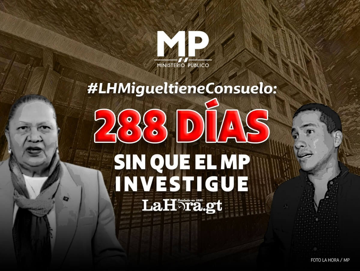 Van 288 días sin que el MP investigue a Miguel Martínez.