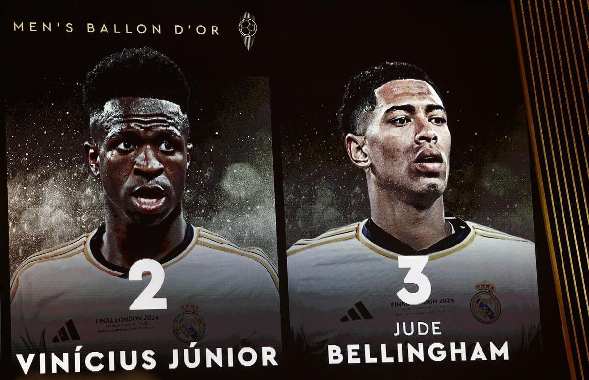 Vinícius, pese a ser uno de los favoritos, no ganó el Balón de Oro.