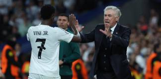 Vinícius y Ancelotti protagonizaron un emotivo abrazo