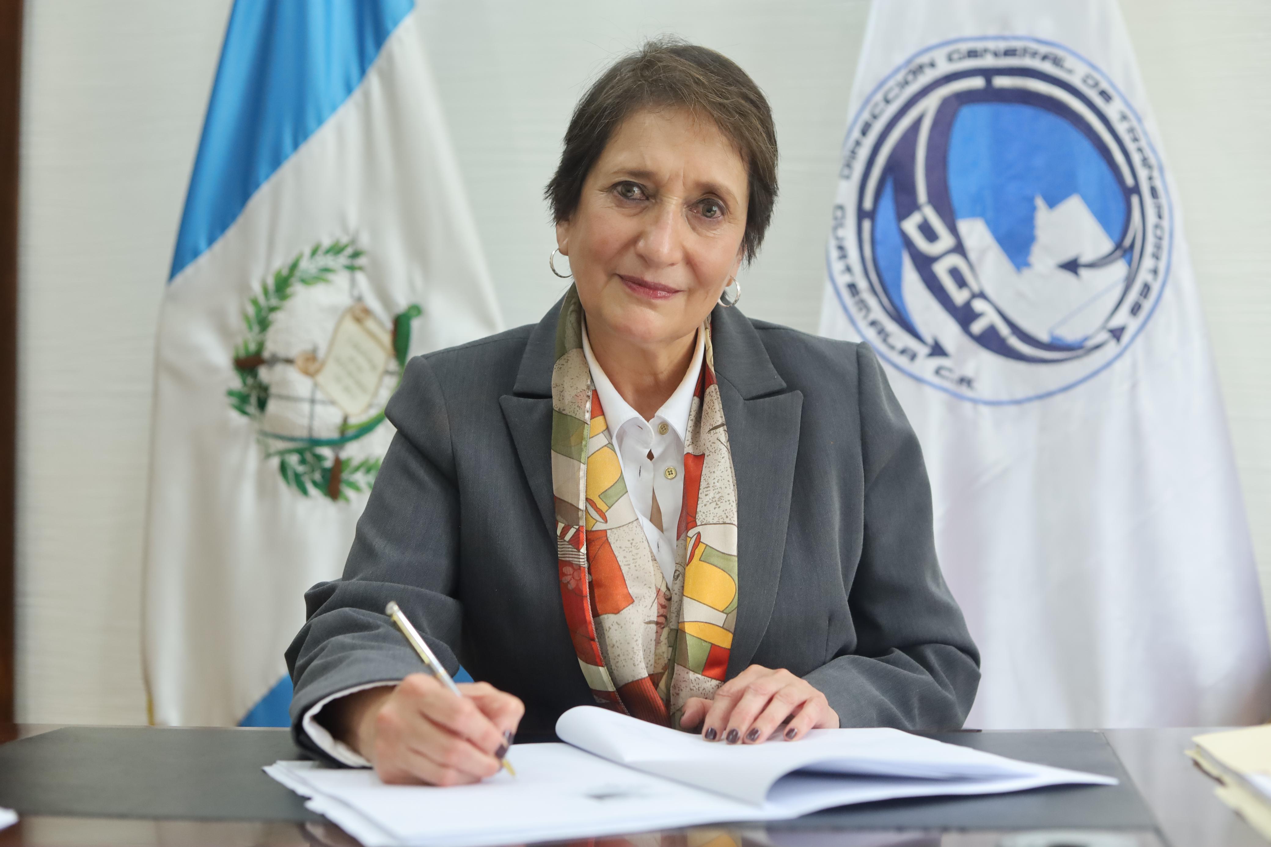 Ana Elizabeth Velásquez nueva titular de la Dirección General de Transporte. Foto La Hora: CIV