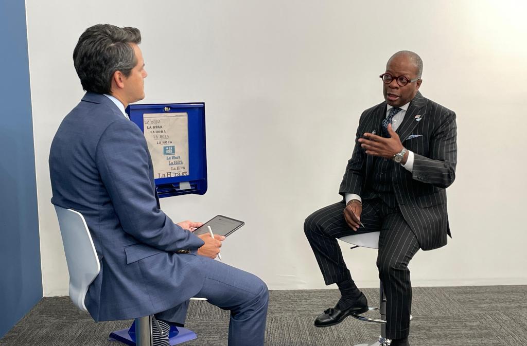 Todd D. Robinson: "Queremos trabajar con gente comprometida con la aplicación de la ley y democracia". Foto: José Orozco