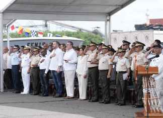 Gobierno de Guatemala recibe buque para fortalecer operaciones de la Marina Nacional. Foto: Gobierno de Guatemala.