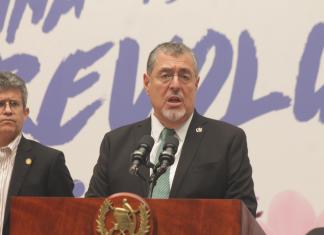 El presidente Bernardo Arévalo espera que la ejecución de las dependencias del Estado se eleven el último trimestre del año. Foto La Hora: José Orozco.