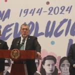 Presidente Bernardo Arévalo realiza análisis del trabajo realizado por gobernadores departamentales. Foto La Hora: José Orozco.