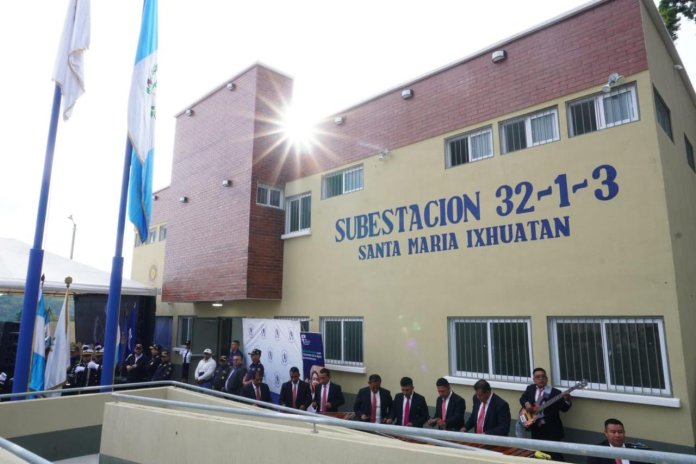 Nueva sede policial en Santa María Ixhuatán, Santa Rosa. Foto La Hora: MINGOB