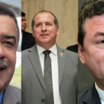 Estuardo Gálvez, Nester Vásquez y Roberto López Villatoro. Archivo La Hora