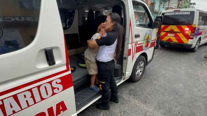 Menor resultó ileso de ataque armado en zona 6, de Mixco. Foto La Hora: Cortesía