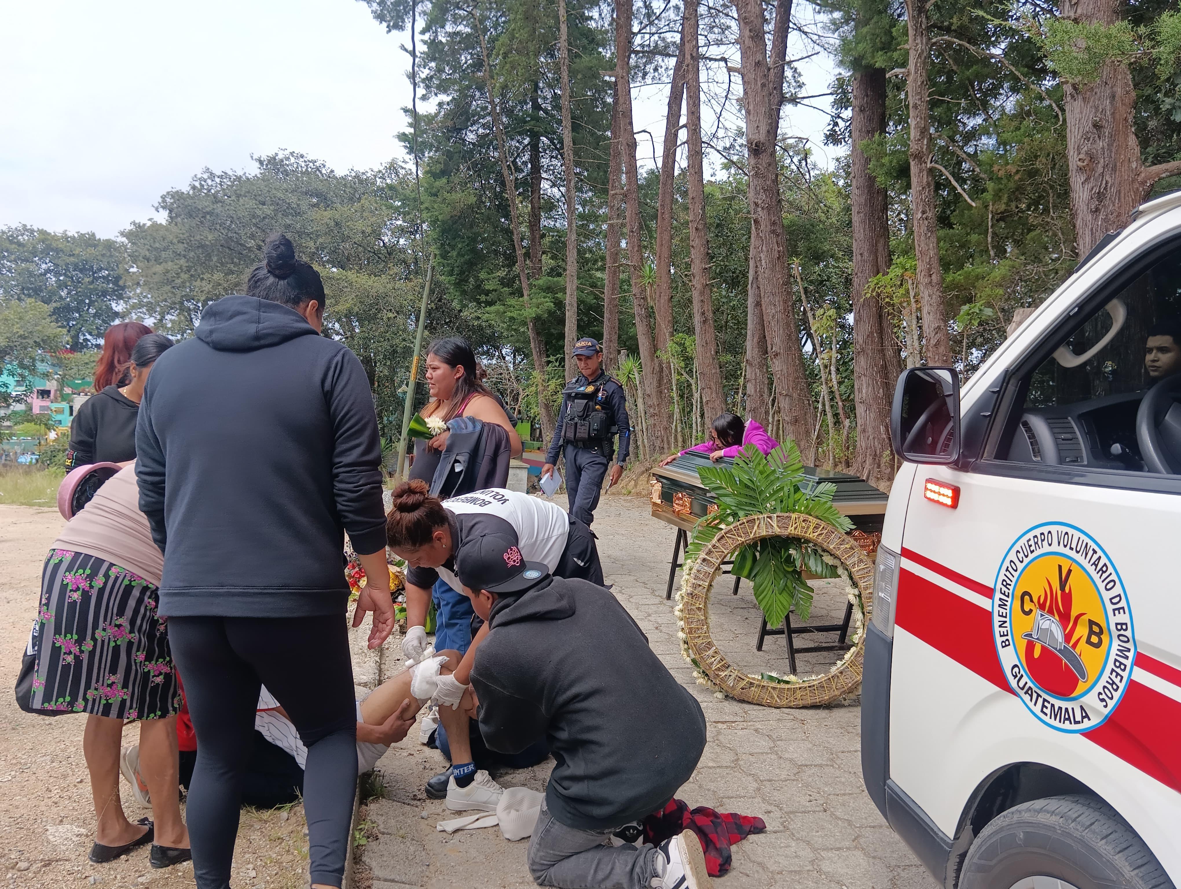 Hombre atacado a balazos en Chinautla, cuando iba al entierro de su hermano. Foto La Hora: CVB