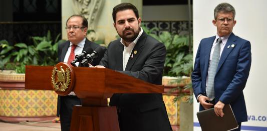 Secretario de Comunicación de la presidencia se pronuncio por captura del Magistrado electo Ramiro Muñoz. Foto La Hora: Daniel Ramírez