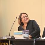 Juez Abelina Cruz aplazó audiencias del caso Construcción y Corrupción. Foto La Hora: Fabricio Alonzo