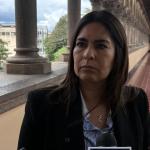 La viceministra de Gobernación, Claudia Palencia, responde por los patrullajes combinados con el Ejército.