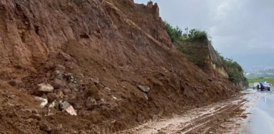 Derrumbe Libramiento de Chimaltenango