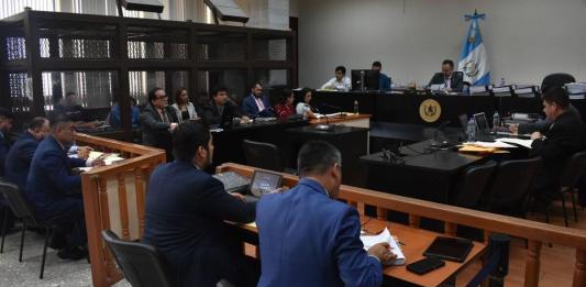 Juzgado de Mayor Riesgo B realiza audiencia de primera declaración contra "Los RS". Foto La Hora: Daniel Ramírez