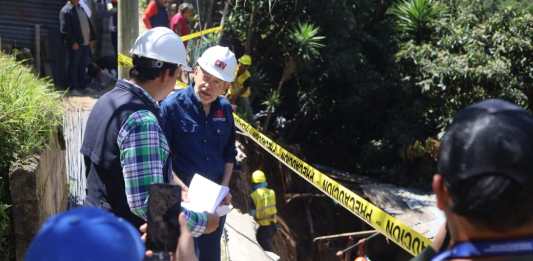 CIV autoriza muros de contención y escrituras en asentamiento María Teresa Caballeros, zona 7. Foto La Hora: CIV