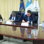 Mingob y CGC suscriben convenio para fiscalizar procesos del Ministerio. Foto La Hora: MINGOB
