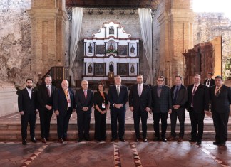Bernardo Arévalo participó en el Foro Centroamericano de Donantes 2024, en Antigua Guatemala. Foto La Hora: Gobierno de Guatemala