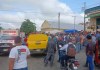 Ataque armado a camión de valores en Playa Grande, dejó un guardia herido. Foto La Hora: CVB