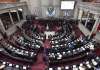 Los diputados buscaban los consensos para elegir a los magistrados de la CSJ. Foto La Hora: Congreso