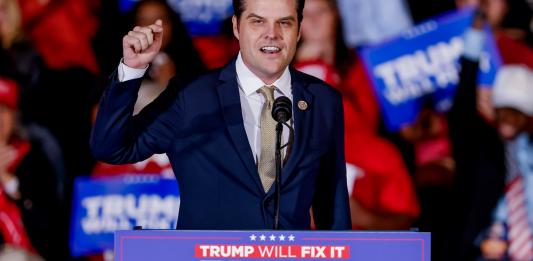 Matt Gaetz congresista estadounidense, es nominado para fiscal general por trump