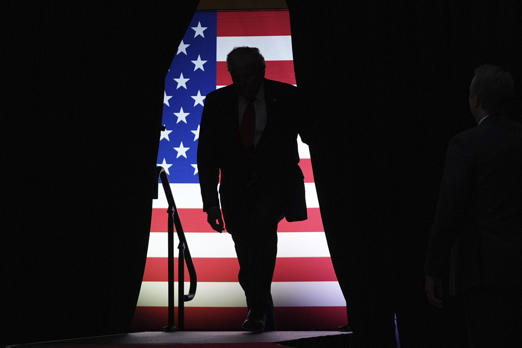 Donald Trump, en Pittsburgh, Pensilvania. Foto: La Hora/AP