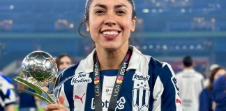 La futbolista guatemalteca, Ana Lucia Martínez, logró el bicampeonato con las Rayadas de Monterrey.