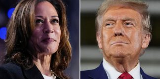 Candidatos Kamala Harris y Donald Trump. Foto La Hora (AP Foto)