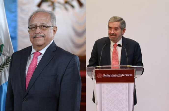 Ministros de Relaciones Exteriores de Guatemala y México