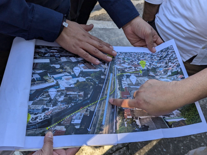Proyecto del metro en la ciudad