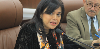 Viceministra Paola Constantino, queda interinamente al frente del CIV. Foto La Hora: Fabricio Alonzo
