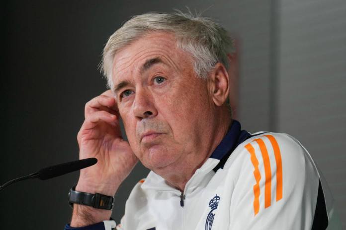 Carlo Ancelotti habló sobre la lesión de Vinícius