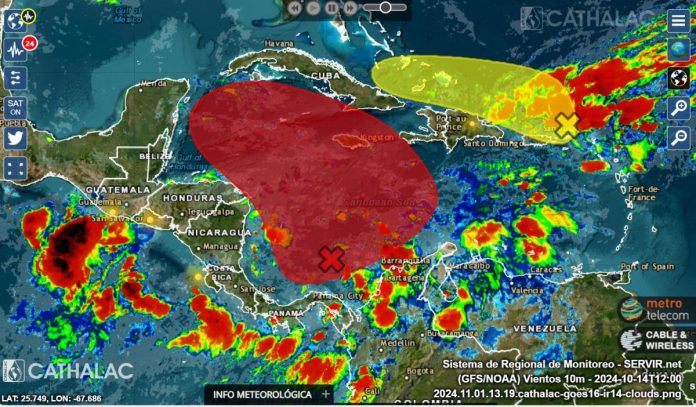 Ciclón tropical en formación, Insivumeh monitorea sistema de baja presión
