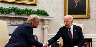 Reunión entre Donald Trump y Joe Biden