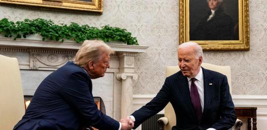 Reunión entre Donald Trump y Joe Biden