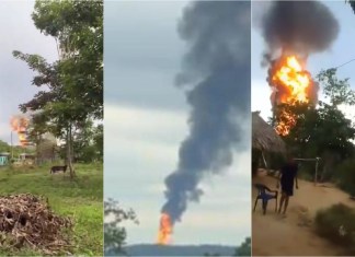 Volcán San Jose Mulatos hace erupción