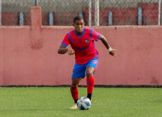 Figo Montaño, de 20 años, fue uno de los jugadores de Municipal que más regularidad tuvo en el torneo Apertura 2024. Es seleccionado nacional sub-20. Foto La Hora: Club Municipal.