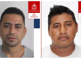 Alerta roja emitida por la Interpola en búsqueda de fugitivos guatemaltecos