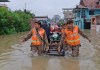 Evacuación de familias afectas por inundaciones en Alta Verapaz.