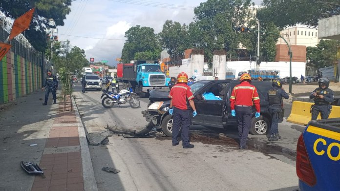 Conductor fallece a causa de ataque armado en avenida Petapa