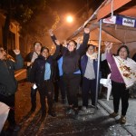 Un grupo de salubristas celebra la aprobación del presupuesto 2025