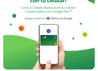 Desde noviembre está activo Google Pay para las tarjetas de BANRURAL. Foto: BANRURAL / La Hora.