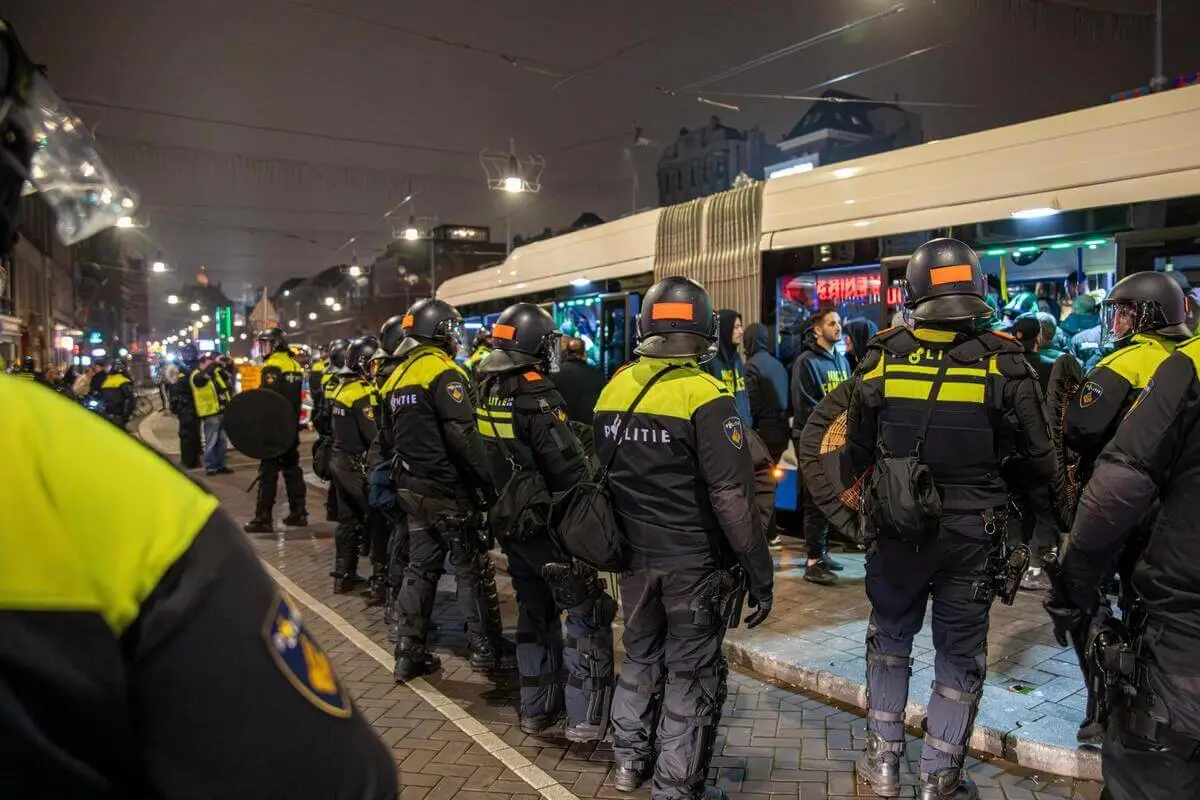 Incidentes en Ámsterdam tras el Ajax vs Maccabi Tel Aviv