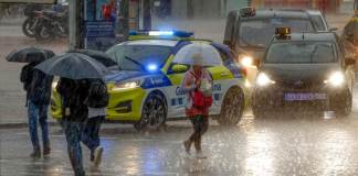 Barcelona se encuentra sufriendo inundaciones