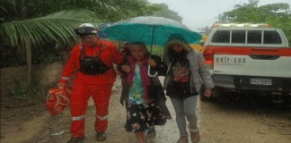 Inundaciones en Guatemala por el paso de Sara