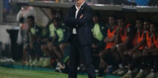 El seleccionador mexicano Javier Aguirre durante el encuentro de la Liga de Naciones ante Hinduras en San Pedro Sula, Honduras el viernes 15 de noviembre del 2024. Foto: La Hora/ AP